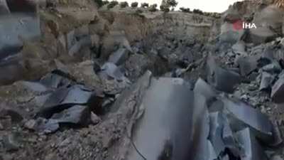 The fault that emerged in Hatay, Turkey after the earthquake