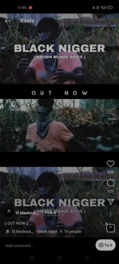 Guy releases a hip-hop song titled 