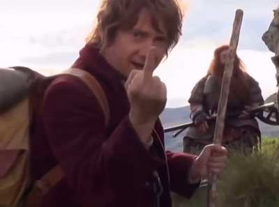 My reaction when someone says LOTR sucks