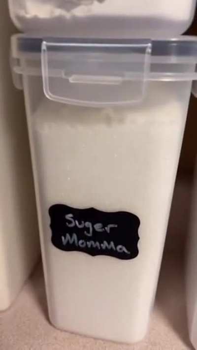 When you let your roomates label your containers