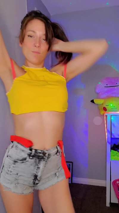 Misty is grown up and stripping down 
