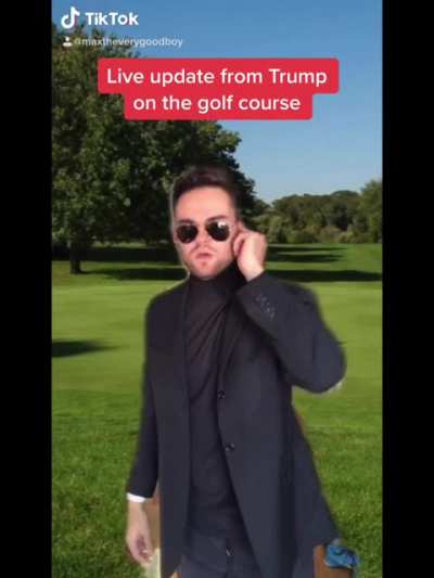 He found out mid-swing