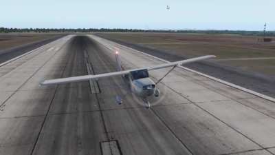 Friendly reminder to never land in a 65 knot headwind