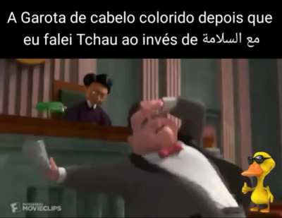 Tchau em arabe=مع السلامة