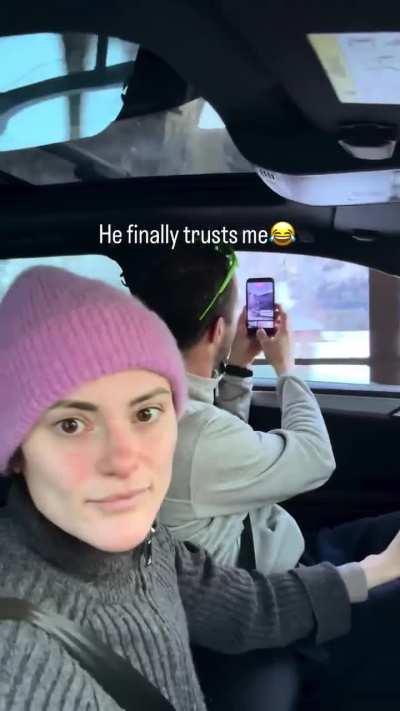 He finally Trust Me