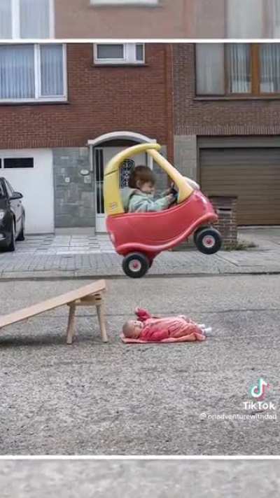 Dad Babysitting