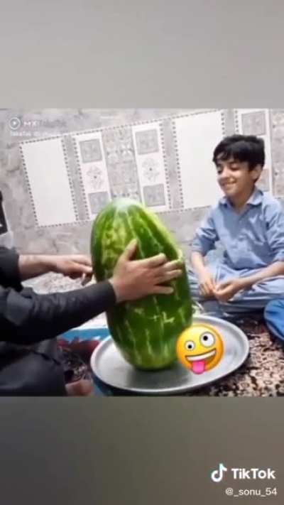 Watermelon unboxing..