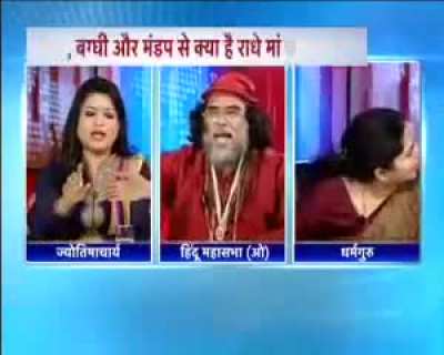 Panelists get violent on Indian news channel