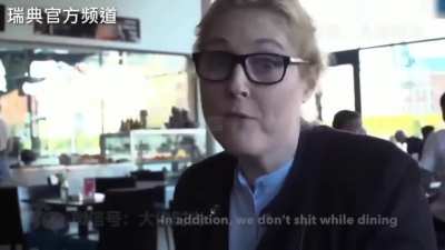 Sweden TV warns Chinese Tourists not to shit in museums and restaurants. This satire video was aired a week after the incident where 3 Chinese Tourists refused to leave Stockholm Hotel that they did not book.