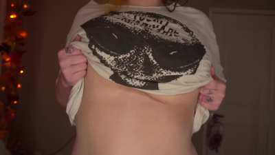 Were you staring at my tits? Pervert 😈