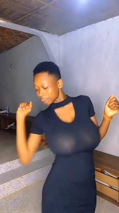Bouncing in dress