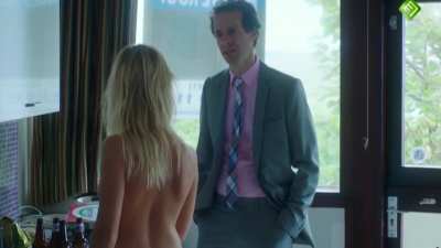 Gratuitous and casual full frontal nudity from Natalie Visser in the 2012 Dutch TV series 