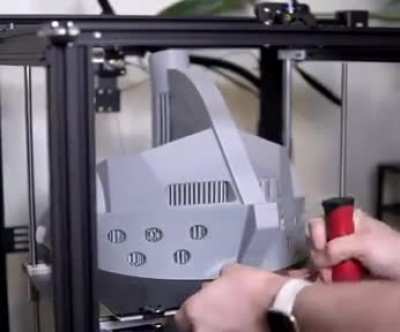 3D printing gladiator galea
