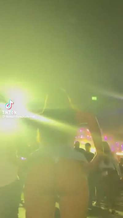 A festival upskirt