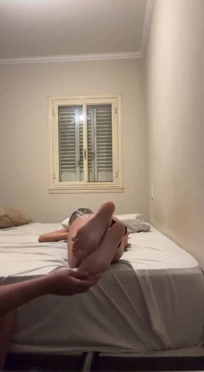 my friend is very ticklish (Lola)