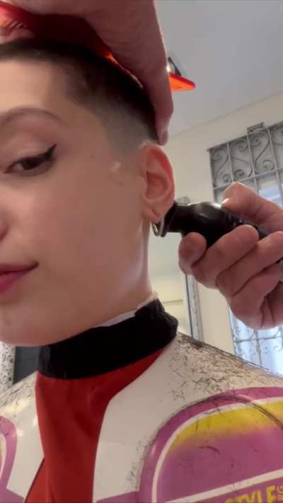 today is touch-up day on my sides, making this buzzcut even sharper