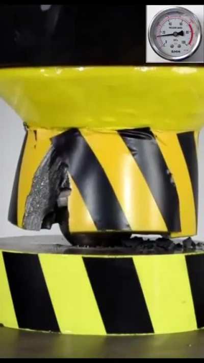 500 tons press verses uranium ball