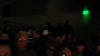 Guy protesting Spanish at a kindergarten concert.