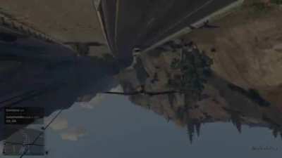 A commenter on my last post wasn't impressed and challenged me to do it upside down. So here it is. Twice