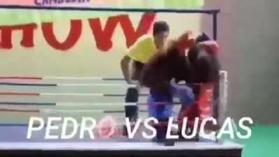 Pedro Vs. Lucas Façam suas apostas | Macacos Lutando ao sok de LinkIn Park