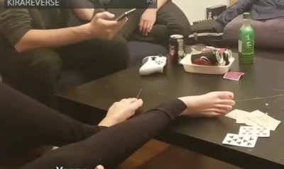 Pokimane sitting on a couch - 2018