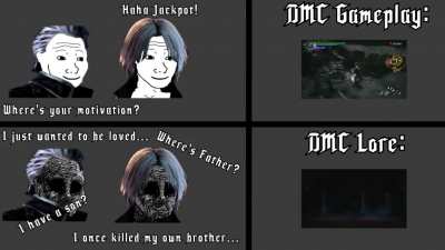 DMC Gameplay Vs. DMC Lore