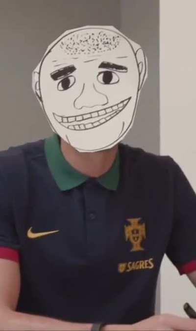 Ronaldo drawing pepe