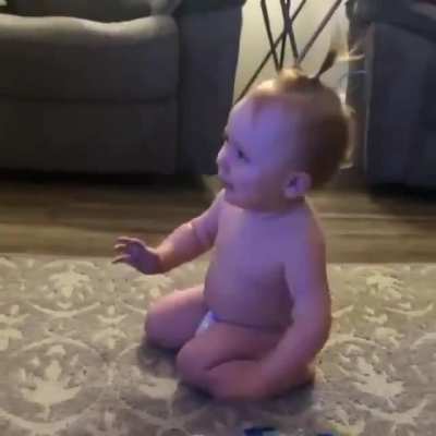 Impressed baby