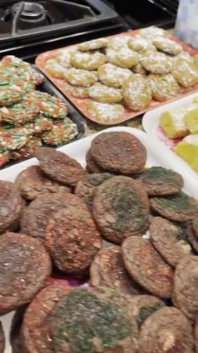 Finally getting my cookies ready to pack for friends and family. Happy Holidays Everyone!