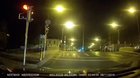 Running in front of a taxi