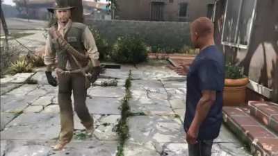 Jhon Marston roast Franklin