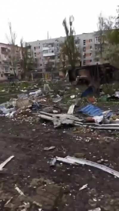 ru pov: Destroyed Ukrainian armor and armored cars in Bakhmut