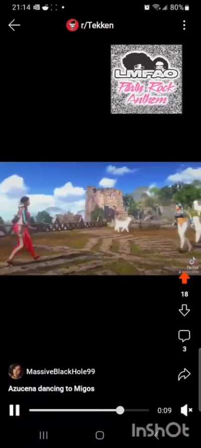 I did a jank remix of a previous post's Azucena dancing, but to LMFAO's Party Rock Anthem.