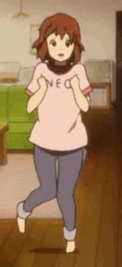 When Yui finds out we're having pizza for dinner.