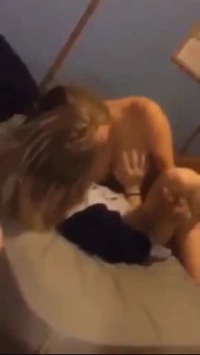 She Doesn't Care Who Watches Her Snog Her Crush