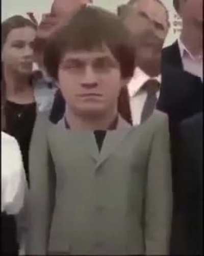 Tired Harry Potter with putin