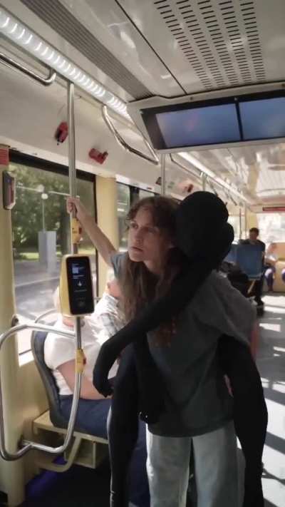 Ukrainian actress Tania Galakhova portrayed what it's like to live with depression