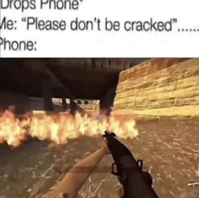 cracked