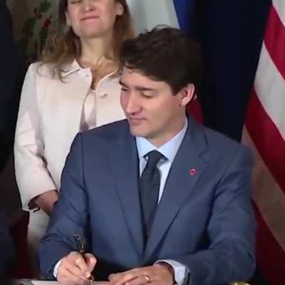 When All World Leaders Realized The President Signed the Wrong Thing