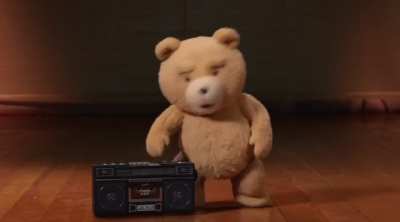 Ted performing The Spectacular Spider-Man theme.