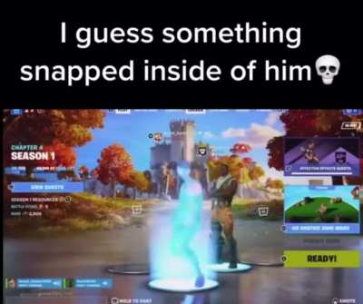 Bro got possessed