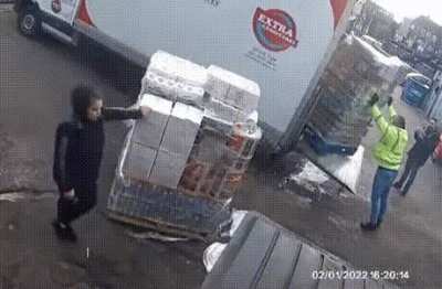 When unloading takes a strange turn