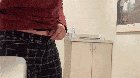 A quick tease in the work bathroom (f)or you all