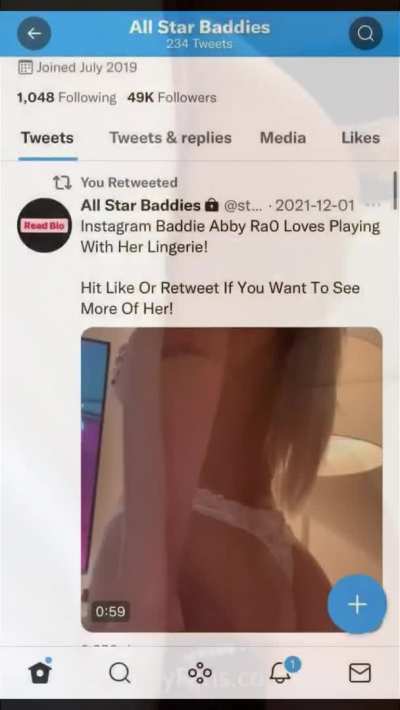 Instagram Baddie Abbi R@0 Loves Being Naked For You! Twitt<wbr>er:@s<wbr>tar_b<wbr>addie<wbr>s