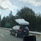 Idiot flying a kite