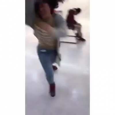 Ice skating is hard