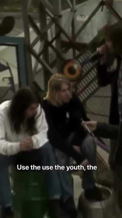 Kurt Cobain being asked why he named the album ‘Nevermind’
