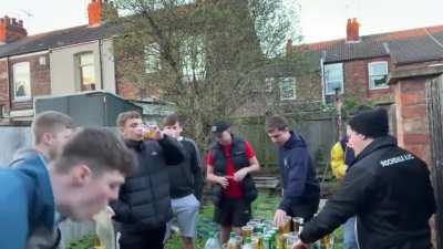 Necking 5 Pints