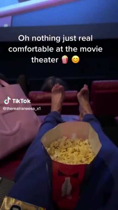 feet at the movies