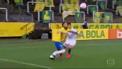 Neymar's great sombrero and backheel pass against Bolivia